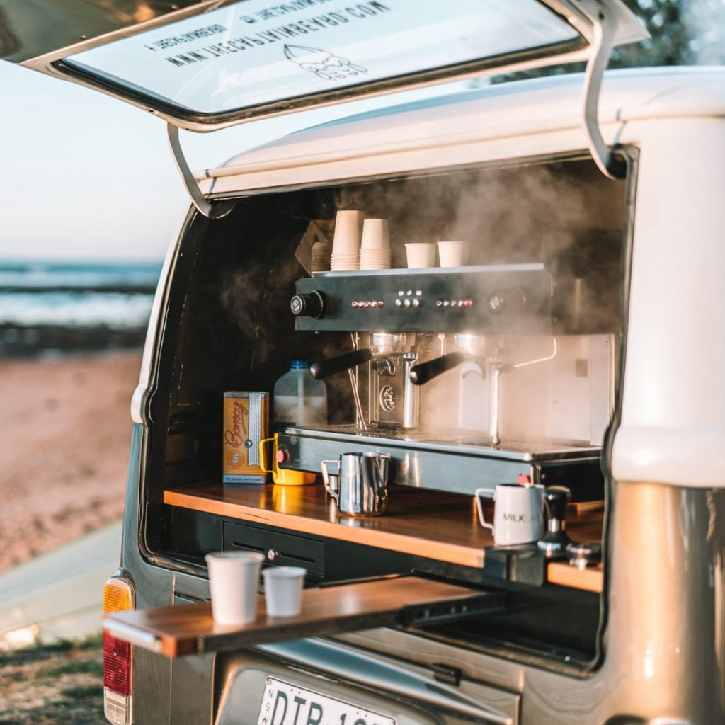 Custom coffee van builders